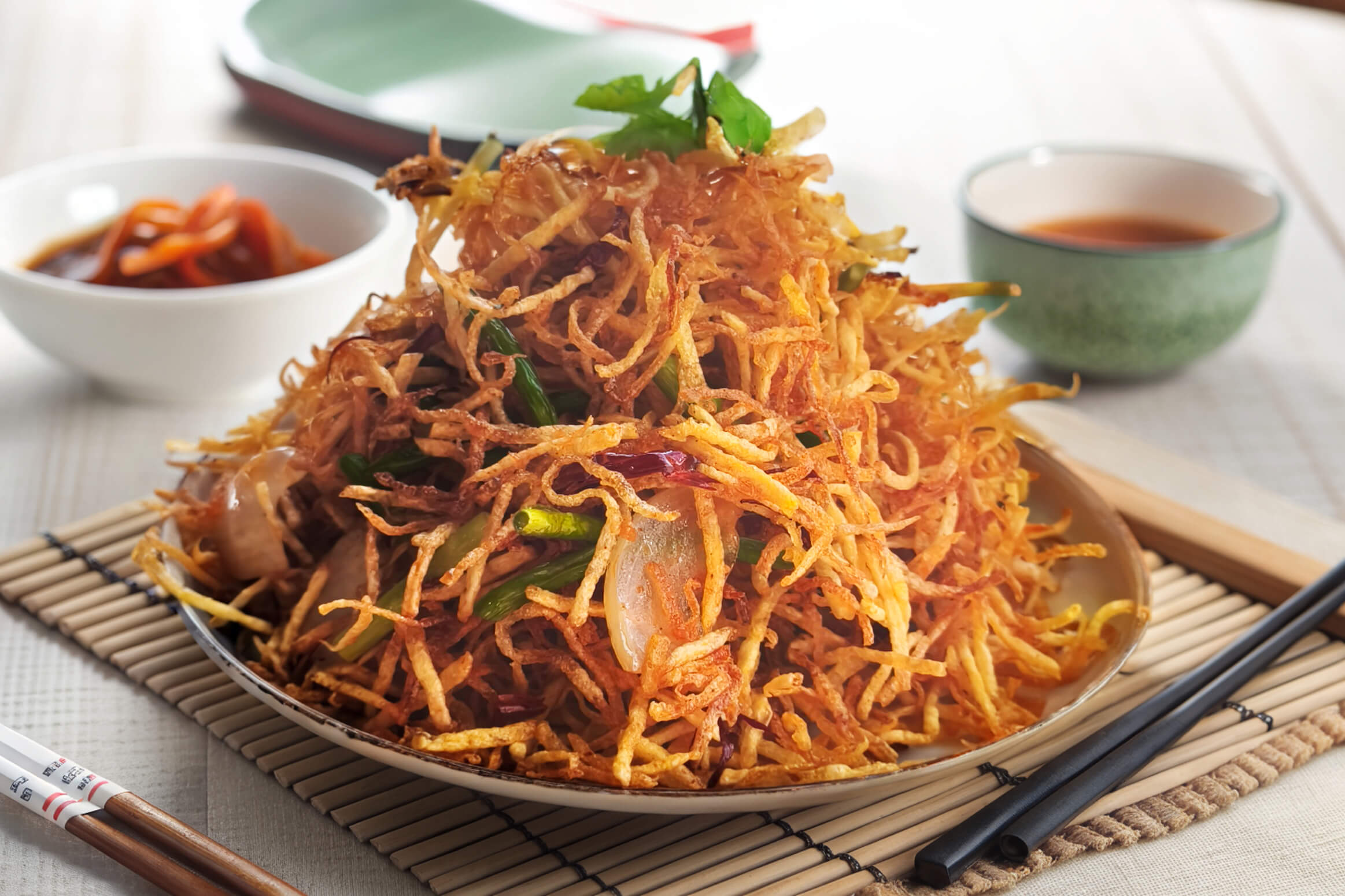 Острый картофель соломкой
